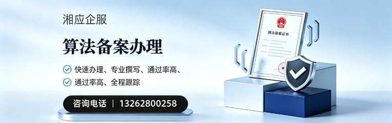 厦门算法备案申报服务