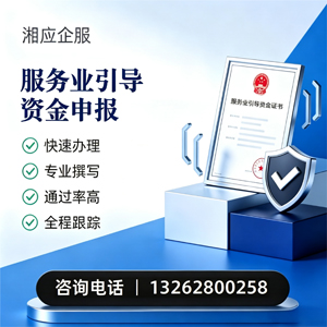 厦门服务业引导资金申报服务