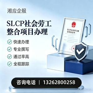厦门SLCP社会劳工整合项目申报服务