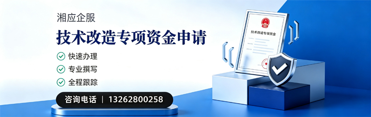 厦门技术改造专项资金申报服务