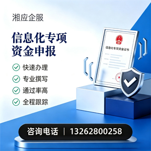 厦门信息化专项资金申报服务