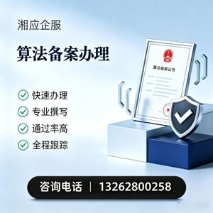 厦门算法备案申报服务